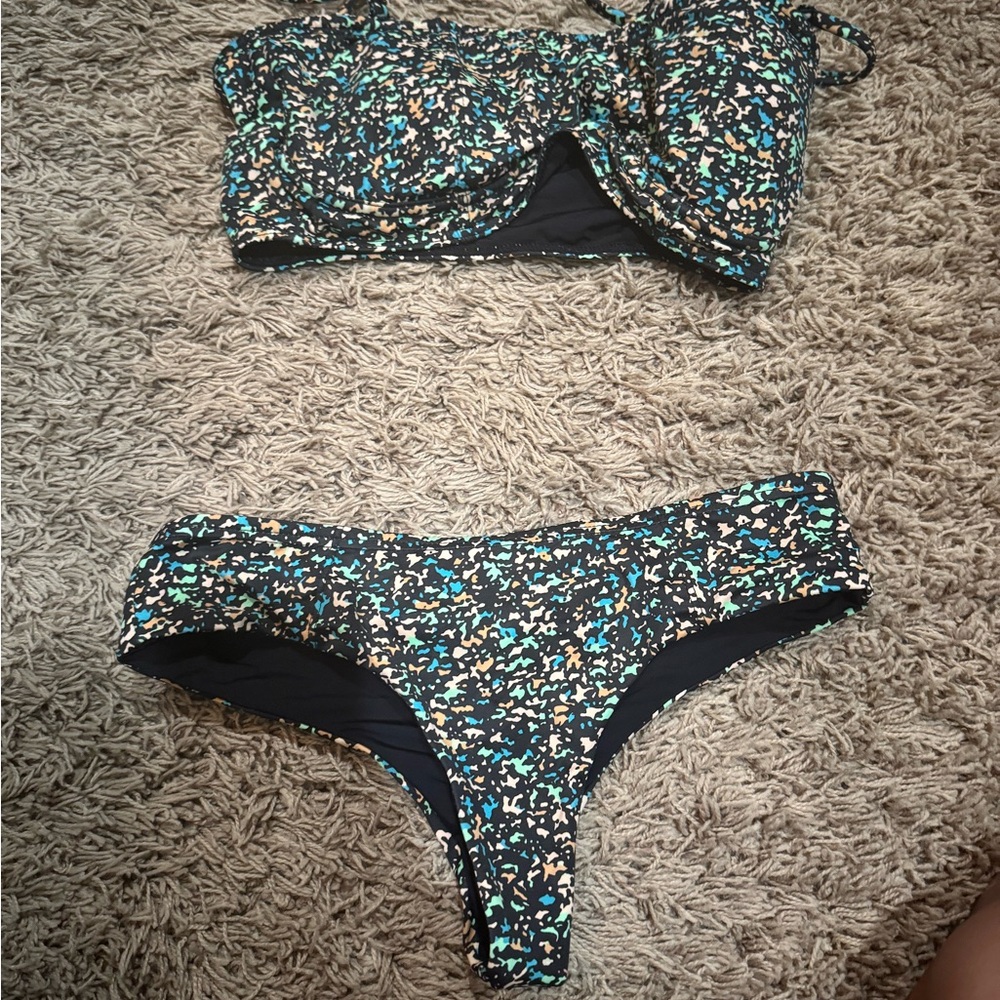 Multicolor Bikini Set